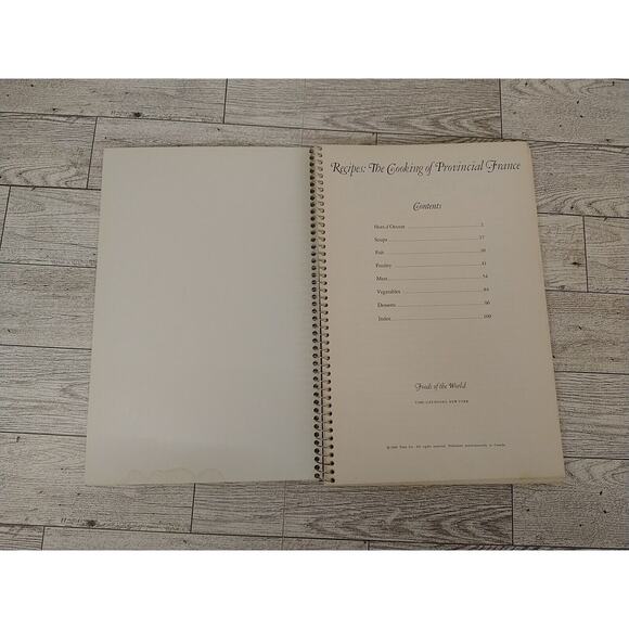 Time Life Cooking Provincial France Cookbook Foods Of‎ World Recipes Spiral 1968 - Picture 9 of 11